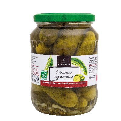 Cornichons Aigre Doux 360 G