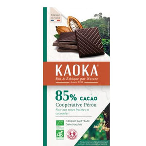 Kaoka Noir 85% Perou 100g