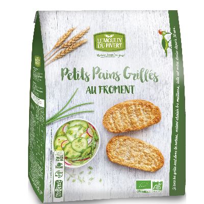 Petits Pains Grilles Froment 225g Pivert