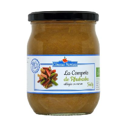 Compote Rhubarbe Allegee 540 G