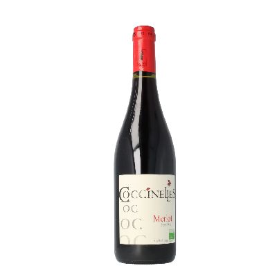 Vin Rouge Coccinelles Merlot 75 Cl